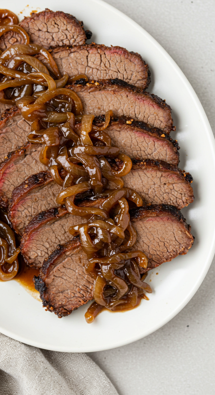 Slow Cooker Brisket with Balsamic Gravy
