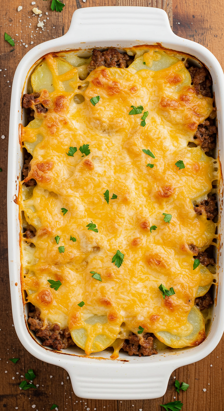 Beef and Potato Bake