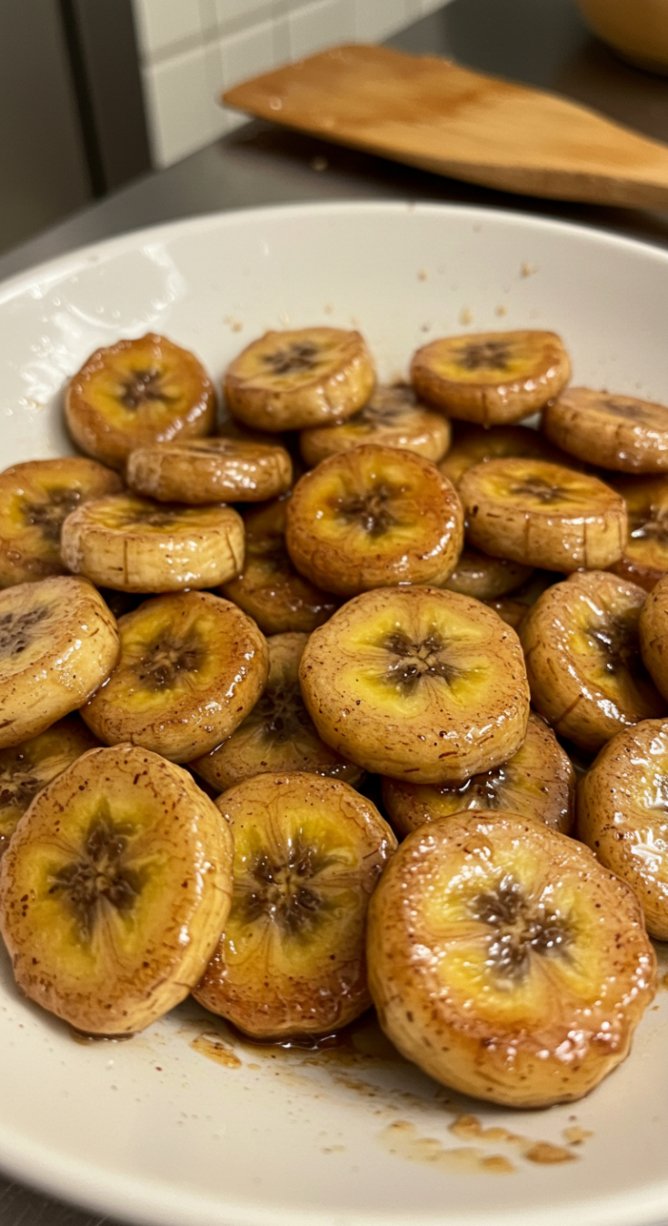 Air Fryer Caramelized Bananas