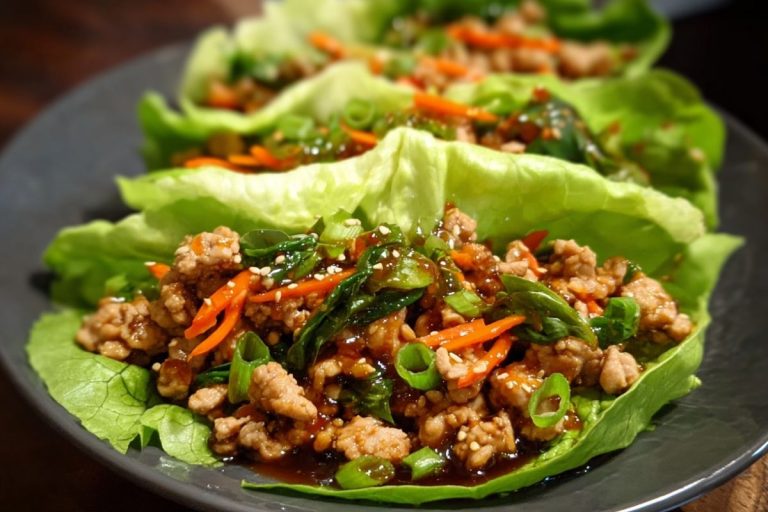 Asian Turkey Lettuce Wraps