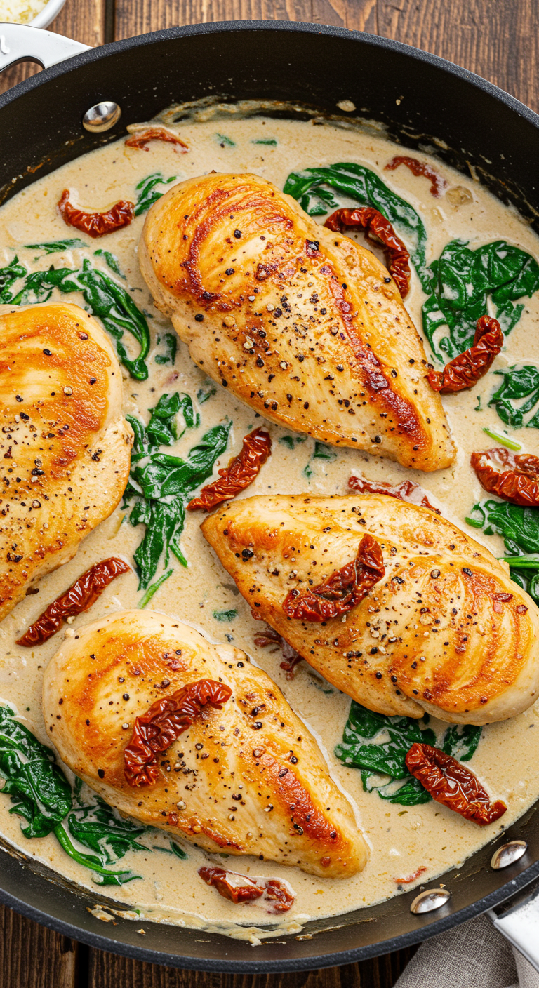 Creamy Tuscan Chicken Recipe