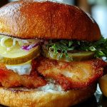 Crispy Fried Cod Sandwich