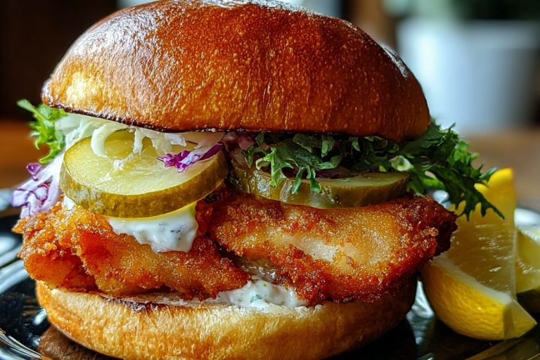 Crispy Fried Cod Sandwich