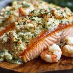 Elegant Crab and Shrimp Stuffed Salmon for Special Occasions