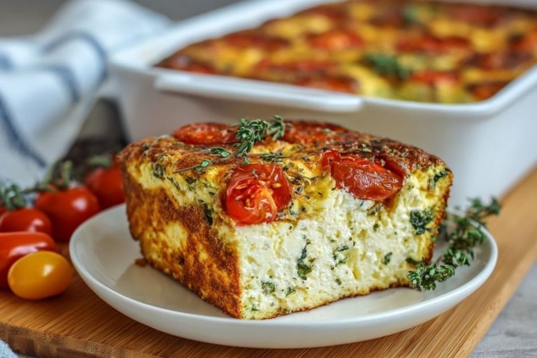 Low-Carb Cottage Cheese & Egg Casserole for Meal Prep