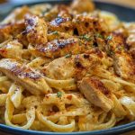 One-Pot Spicy Chicken Linguine in Creamy Sauce