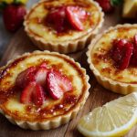 Spring Bliss Strawberry Honey Custard Tarts with Tangy Lemon Drizzle