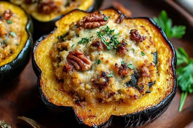 Stuffed Baked Acorn Squash