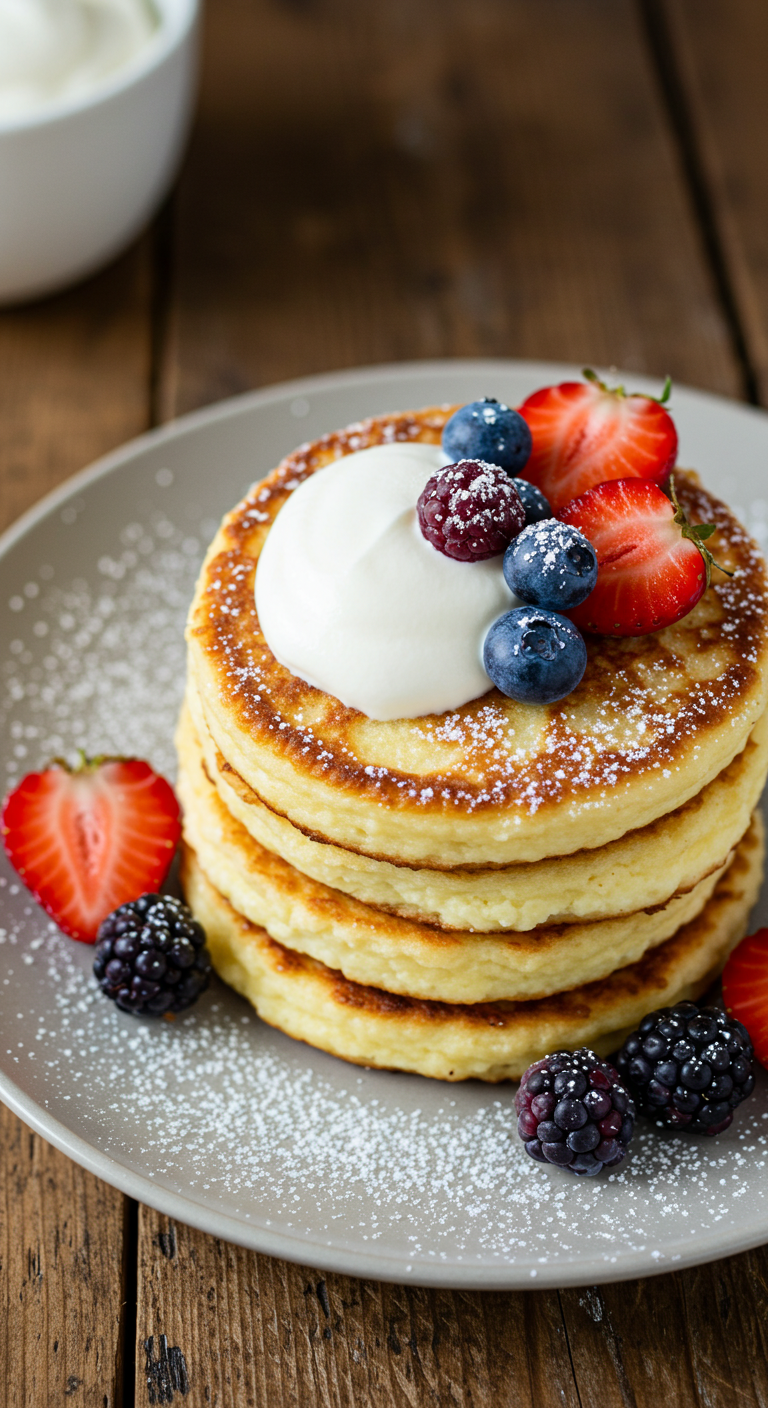 Cottage Cheese Pancakes