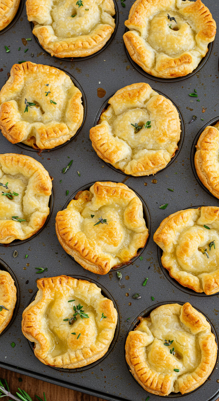 The Best Mini Chicken Pot Pies Recipe