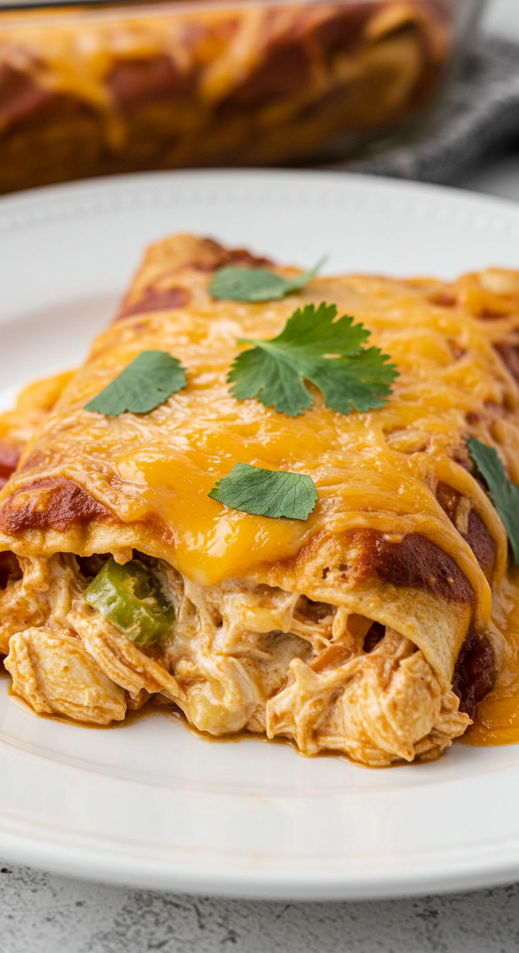 Easy Chicken Enchiladas