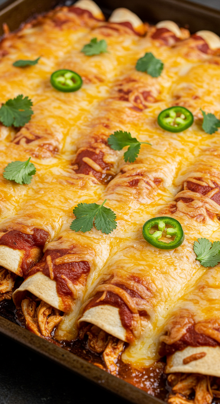 Easy Chicken Enchiladas