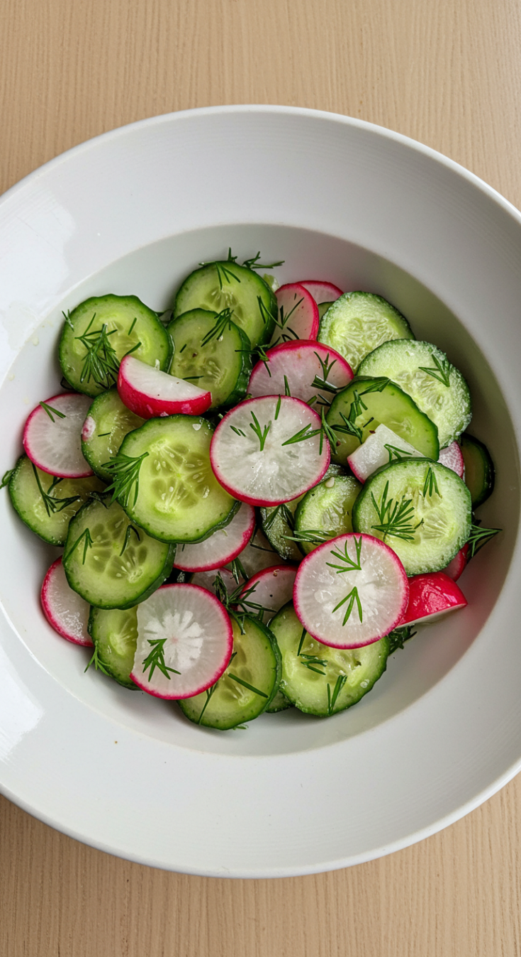 Cucumber Radish Salad