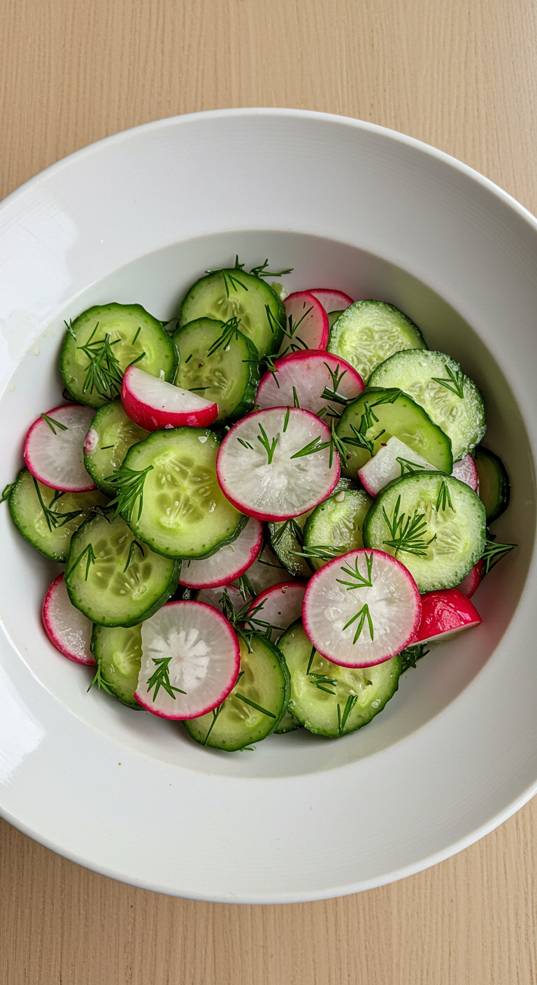 Cucumber Radish Salad