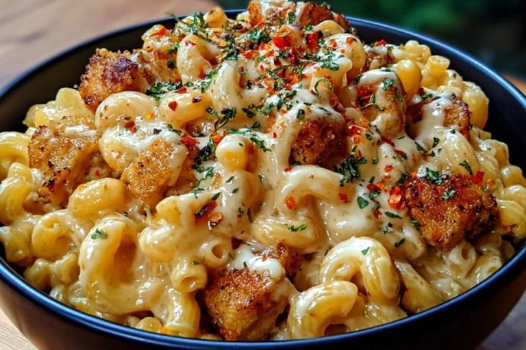 Creamy Honey Pepper Chicken Mac and Cheese Delight