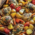 Insanely Good One-Pan Herb Chicken & Roasted Veggie Bake