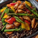Next-Level Teriyaki Chicken Stir-Fry with Rainbow Veggies & Wild Rice