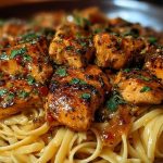 Spicy Cajun Honey Butter Chicken & Pasta