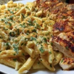 Creamy Cajun Chicken Pasta with Parmesan, Garlic, and Mozzarella 1