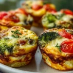 Egg White Muffins with Veggies 1