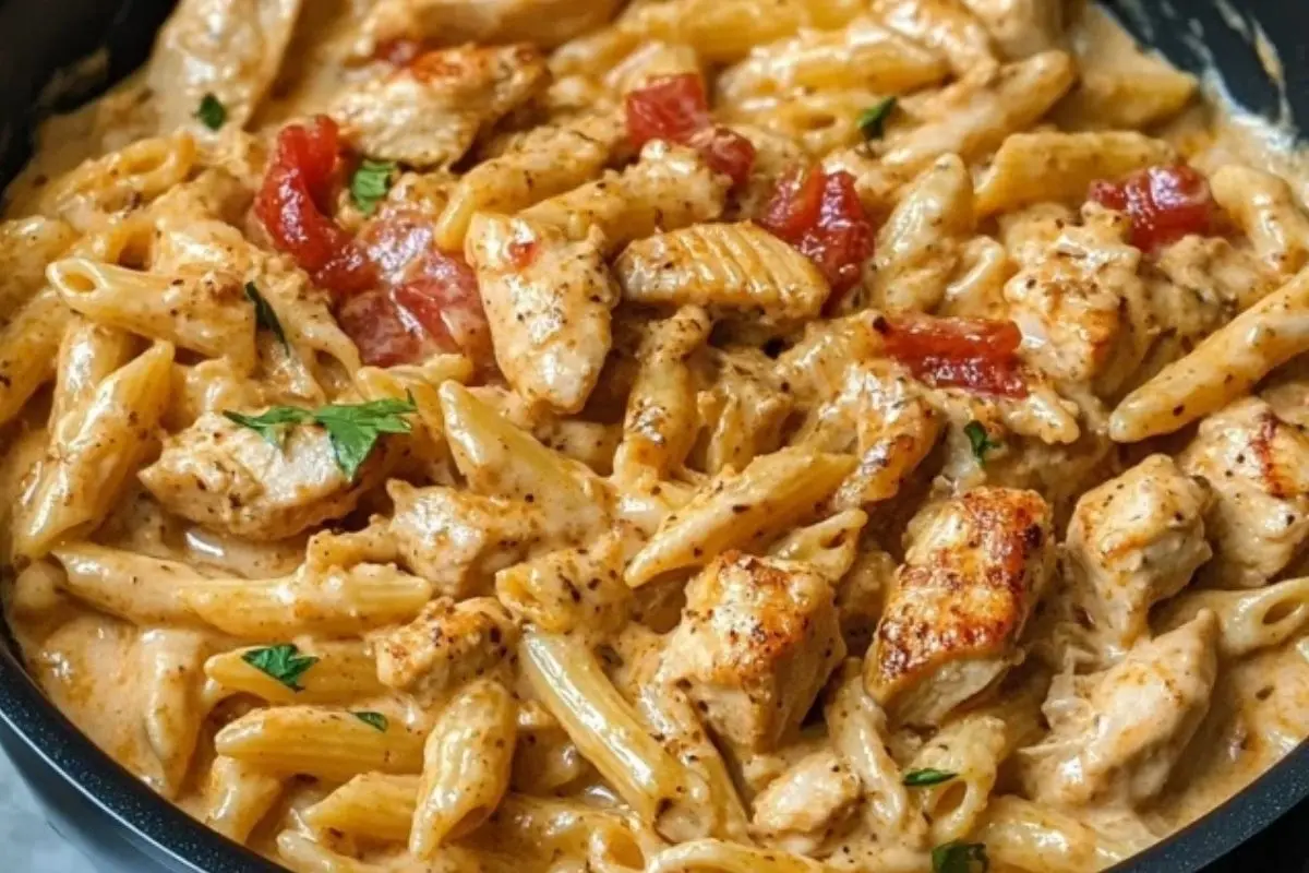 One-Pan Creamy Sweet and Spicy Cajun Chicken Pasta 1