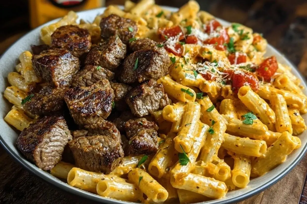 Ultimate Cajun Steak Tips Pasta Recipe 1