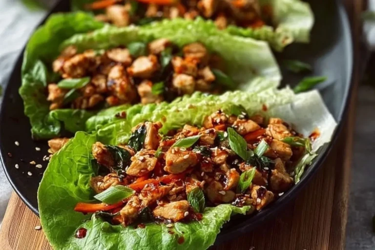Asian Chicken Lettuce Wraps Recipe 1
