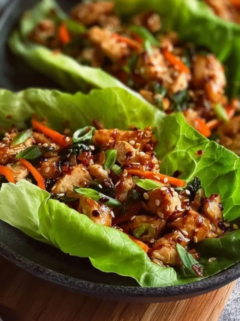 Asian Chicken Lettuce Wraps Recipe 2