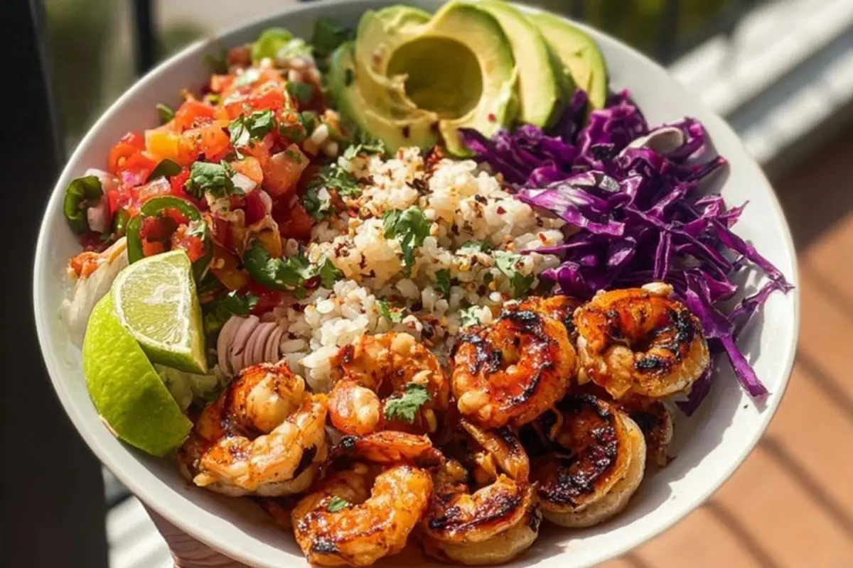 Baja Shrimp Taco Bowl 1