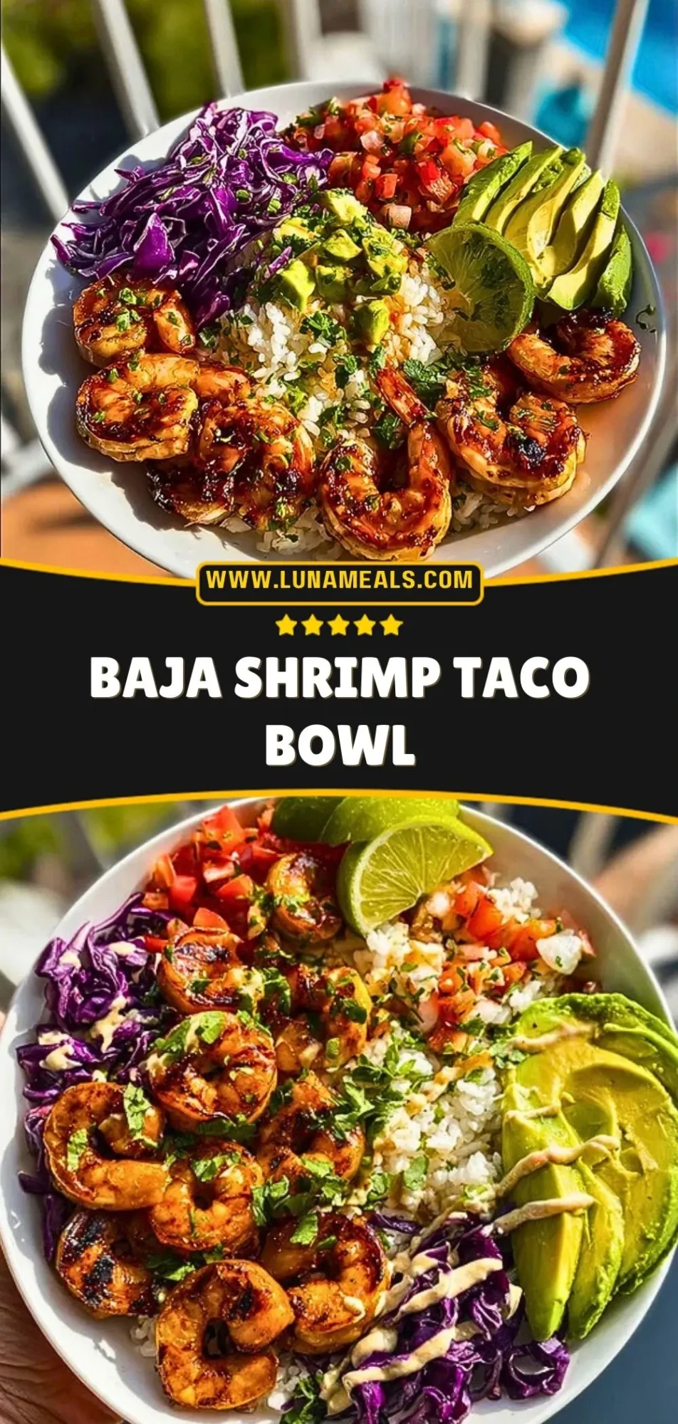 Baja Shrimp Taco Bowl Pin 2