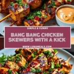 Bang Bang Chicken Skewers with a Kick Pin 1