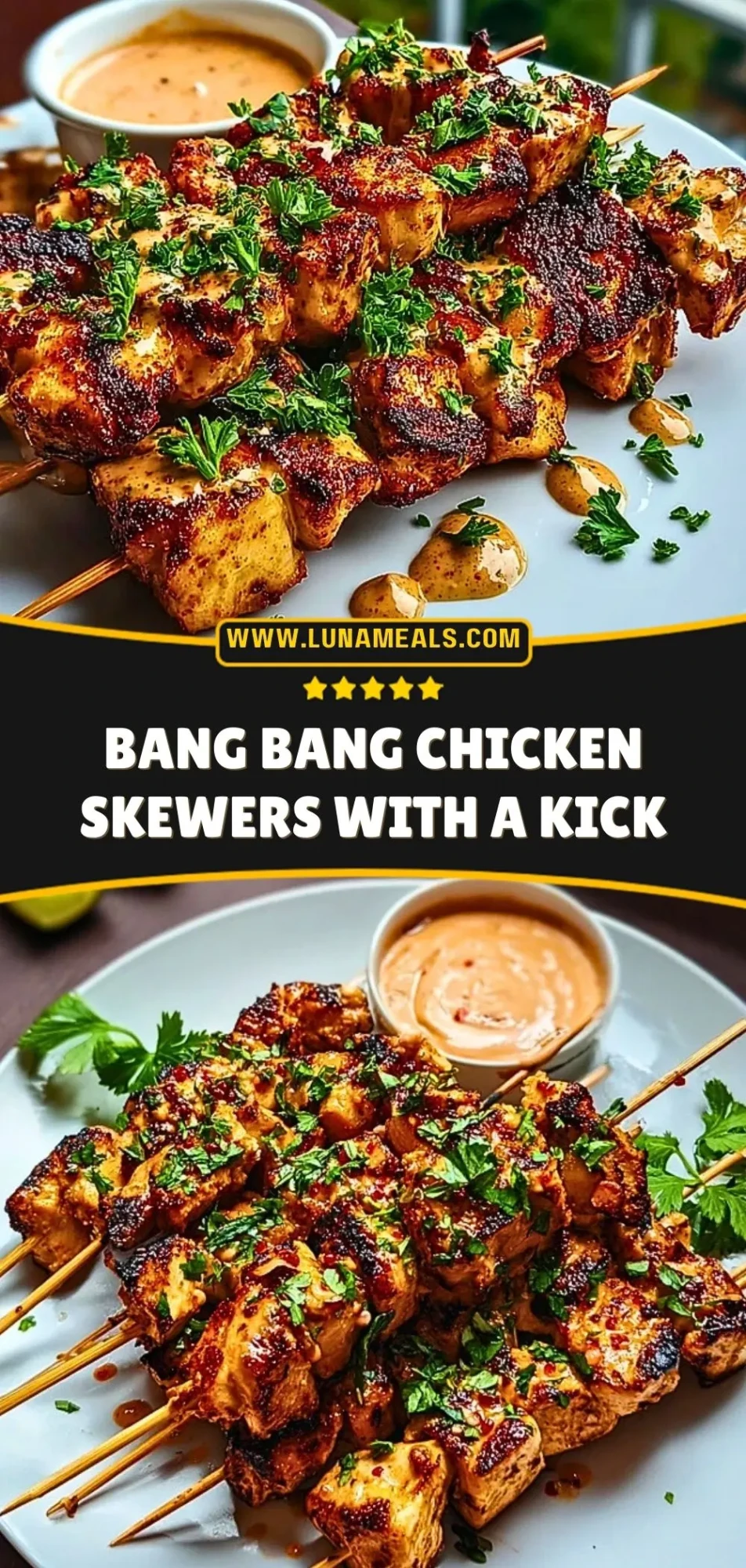 Bang Bang Chicken Skewers with a Kick Pin 2