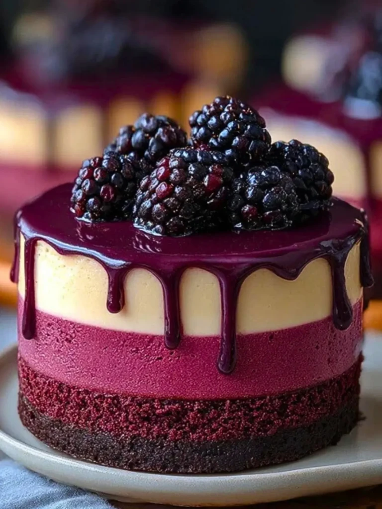 Blackberry Red Velvet Cheesecake (1)