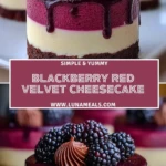 Blackberry Red Velvet Cheesecake Pin 1