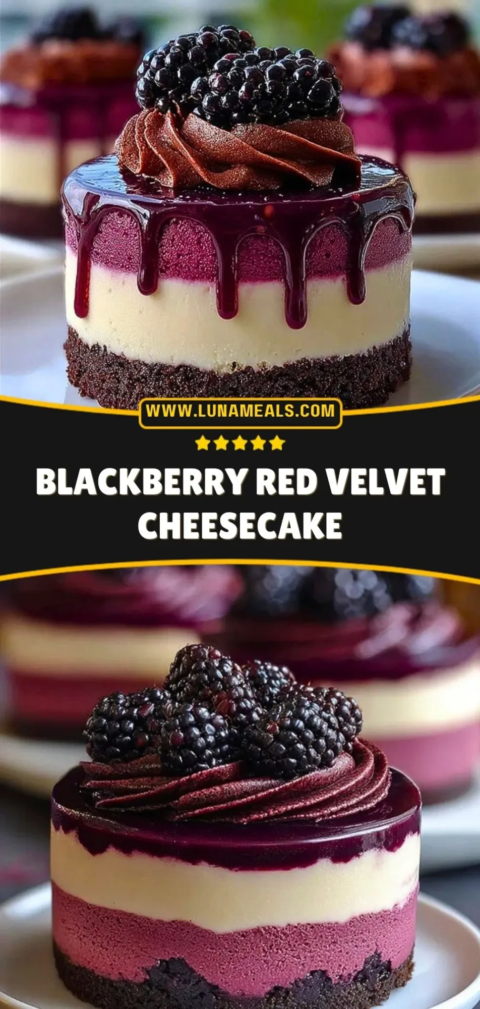 Blackberry Red Velvet Cheesecake Pin 2