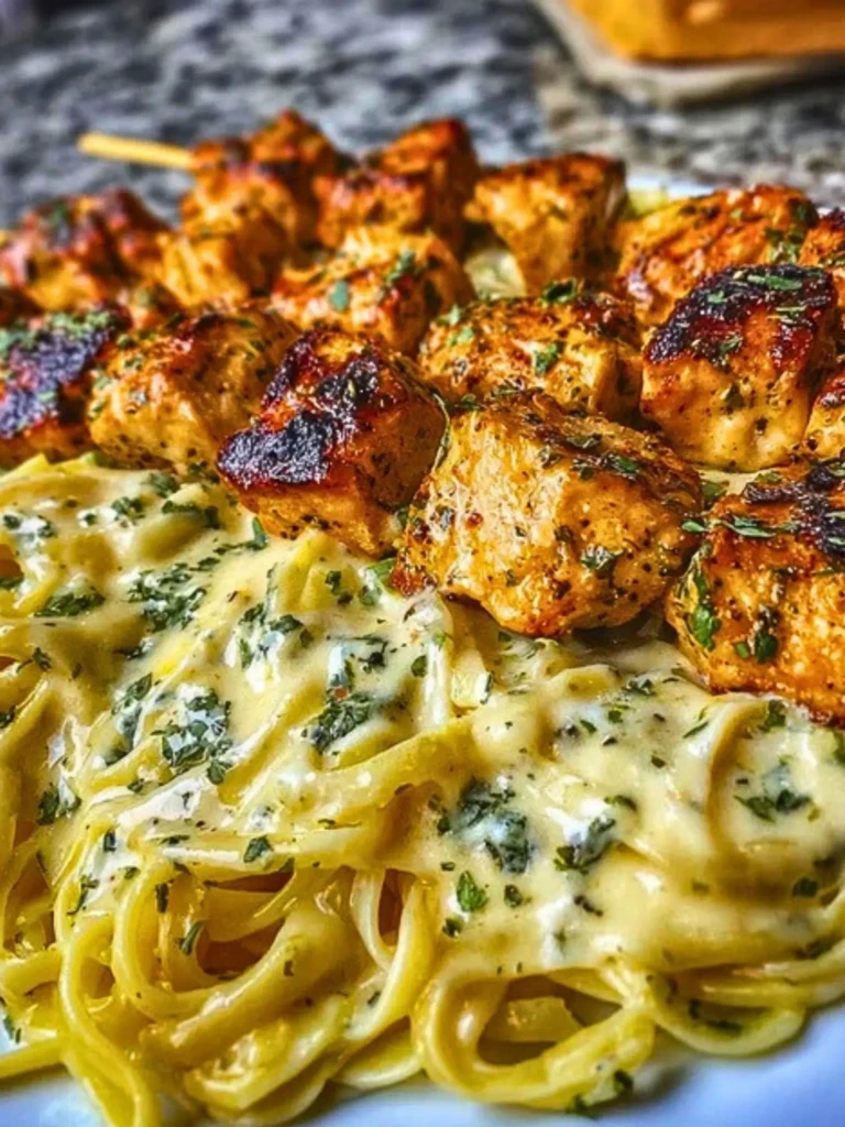 Cajun Garlic Butter Chicken Linguine in Creamy Parmesan Sauce 2