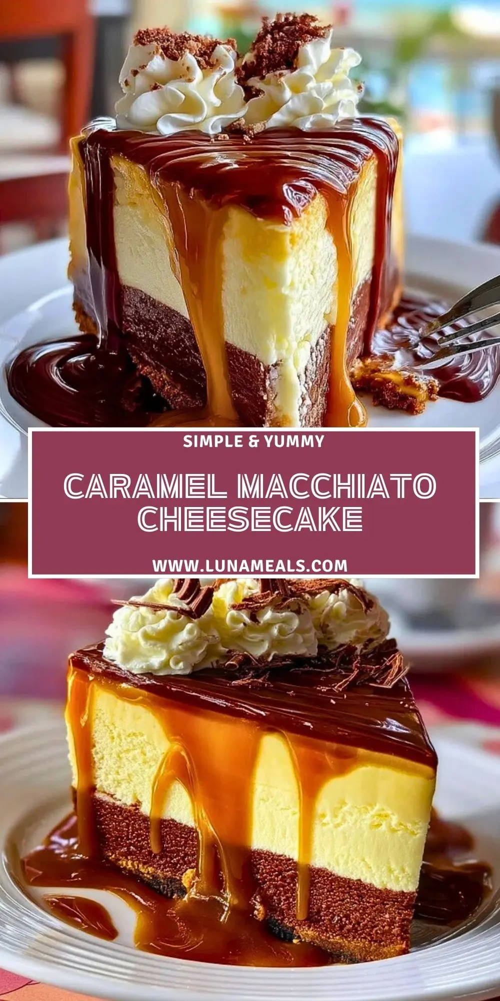 Caramel Macchiato Cheesecake Pin 1