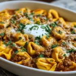 Cheesy Beef Enchilada Tortellini 1
