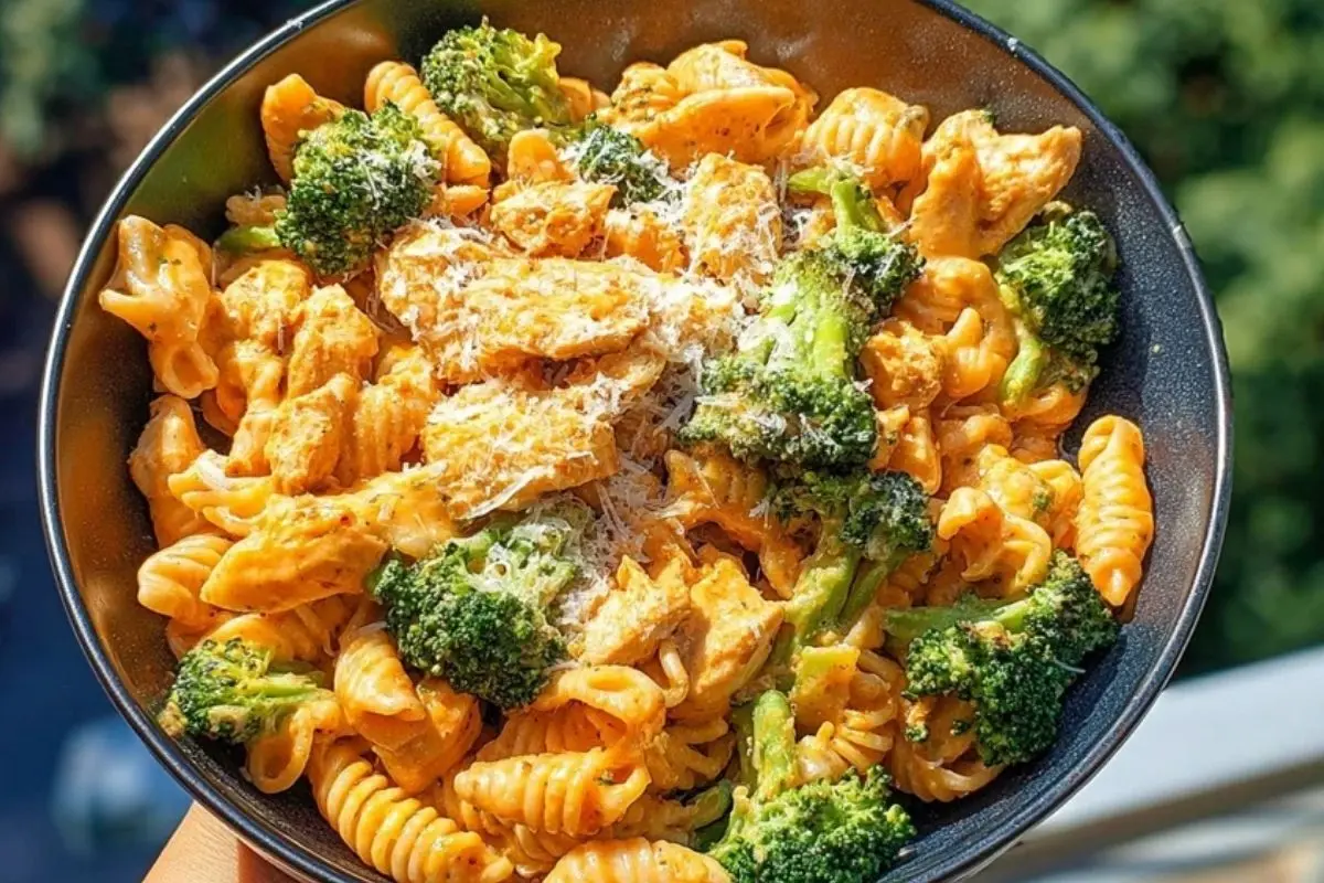 Cheesy Chicken Broccoli Pasta 1