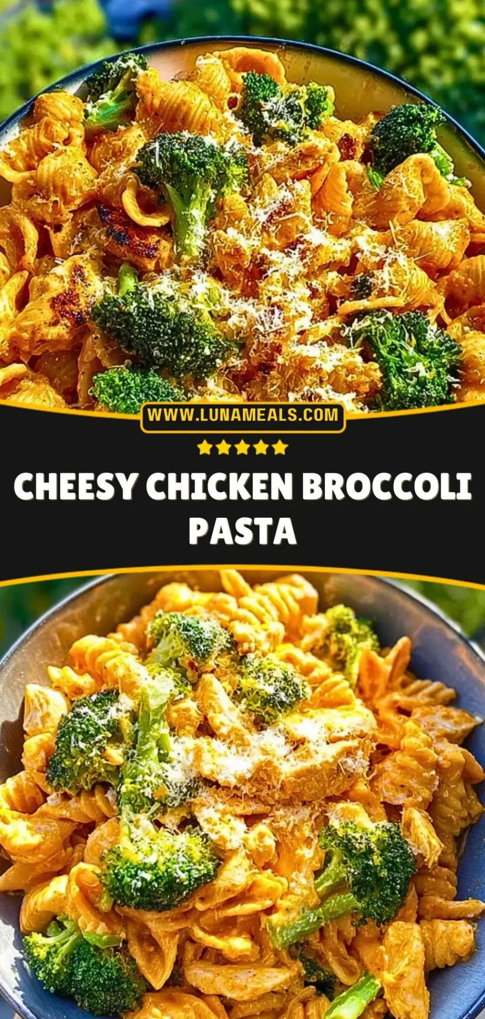 Cheesy Chicken Broccoli Pasta Pin 2