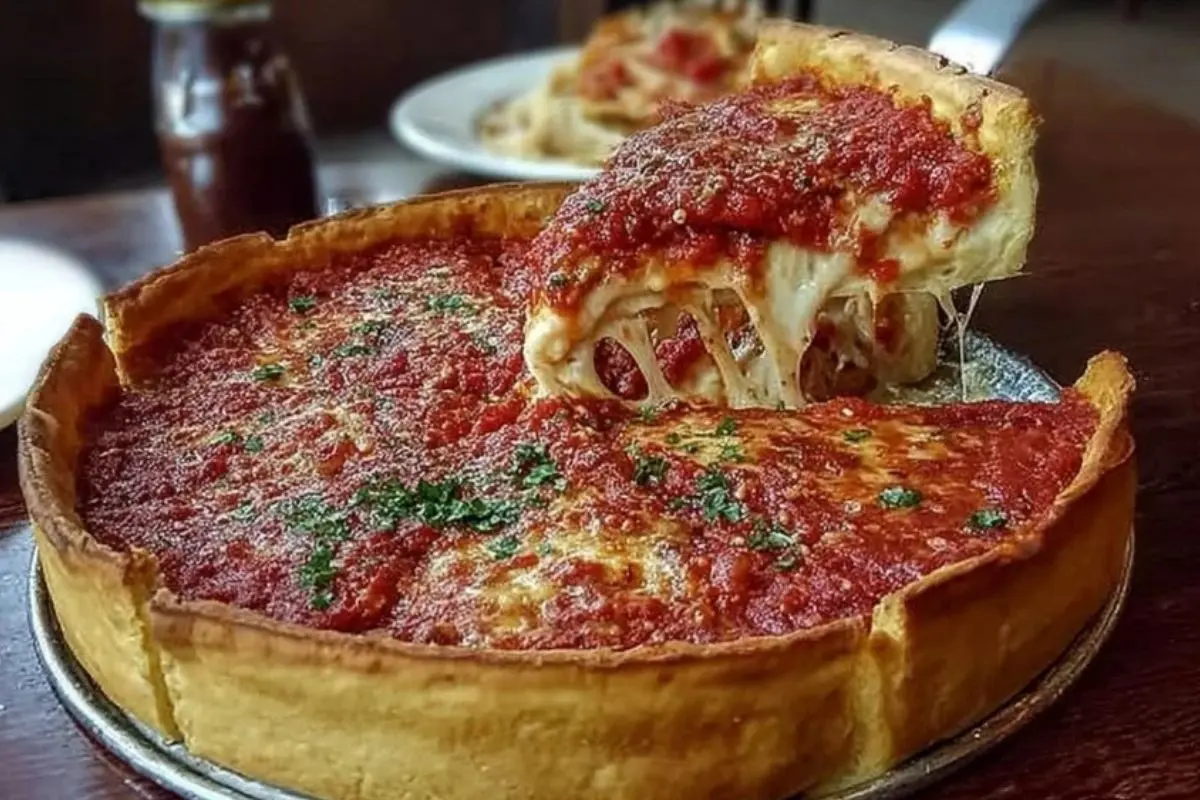 Chicago-Style Deep Dish Pizza Recipe 1