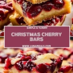 Christmas Cherry Bars Pin 1