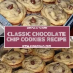 Classic Chocolate Chip Cookies Recipe Pin 1