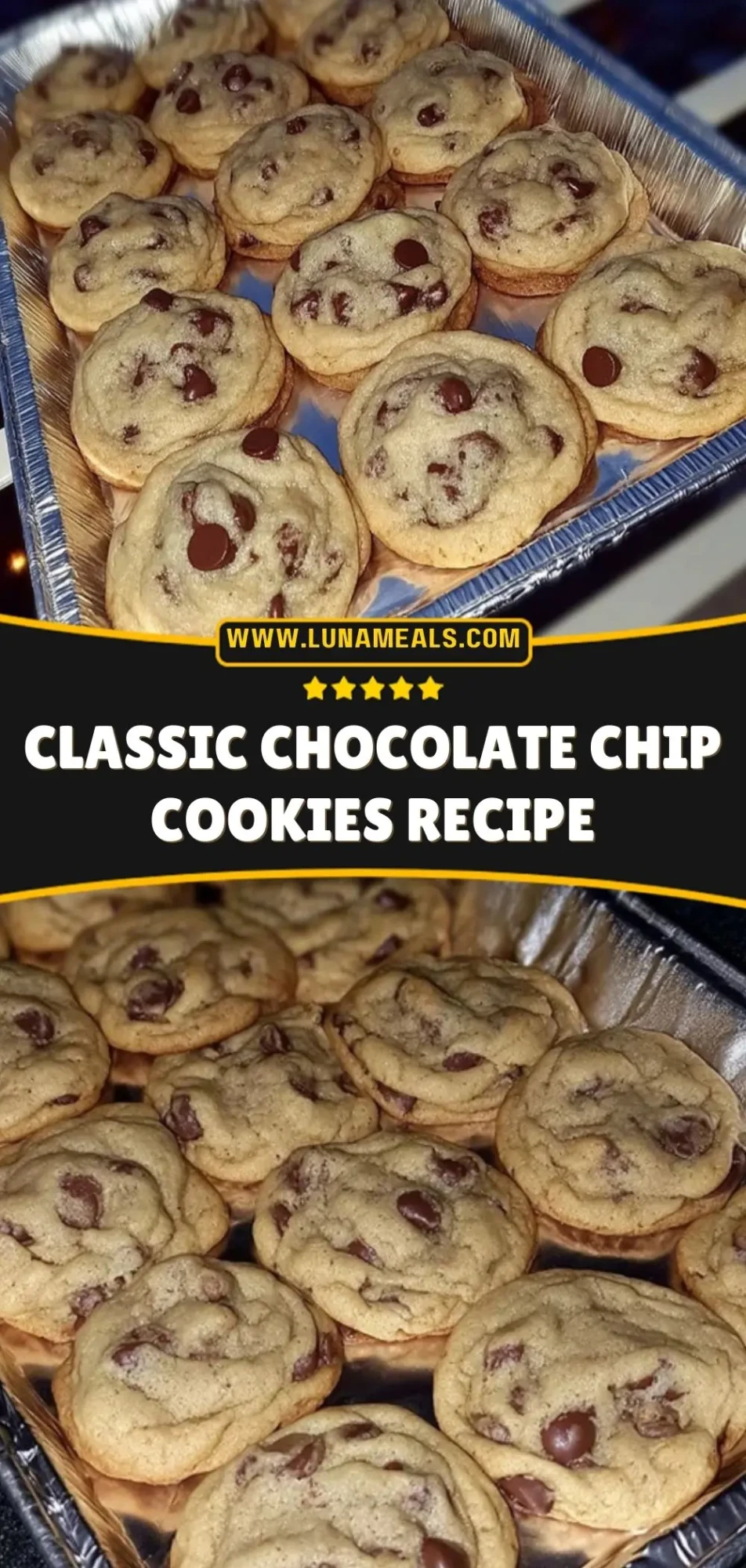 Classic Chocolate Chip Cookies Recipe Pin 2
