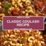 Classic Goulash Recipe Pin 1