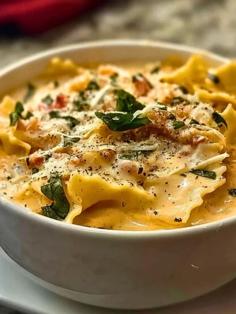 Creamy Alfredo Lasagna Soup 2