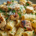 Creamy Garlic Butter Chicken Rigatoni Recipe 1