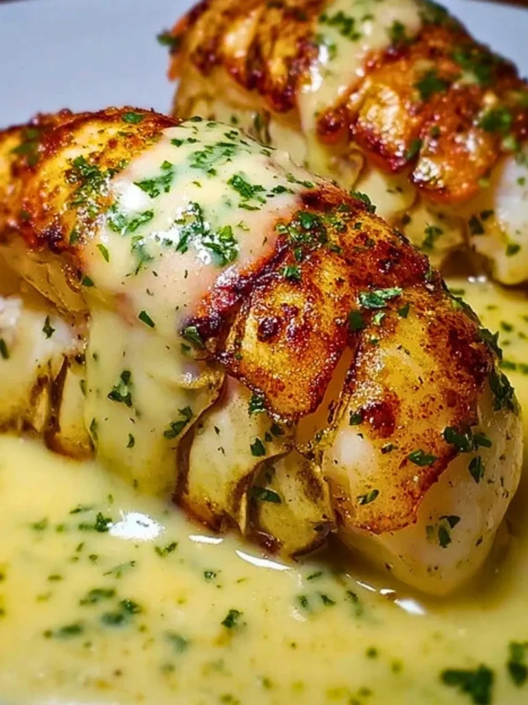 Creamy Garlic Butter Lobster Tails Recipe 2