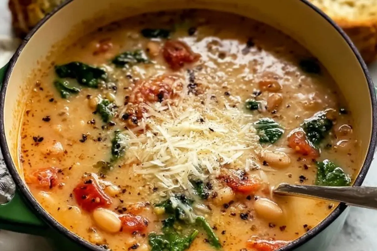Creamy Parmesan Tuscano Soup Recipe