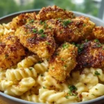Crispy Parmesan Chicken Bites with Smoked Cajun Alfredo Gemelli Recipe 1